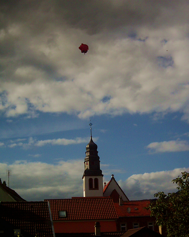 Heiluftballon ber Ebernburg - Bad Mnster am Stein (September 2010)